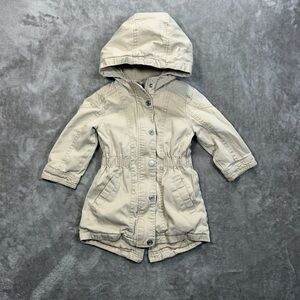 Urban Republic Kids Tan Hooded coat jacket size 24M